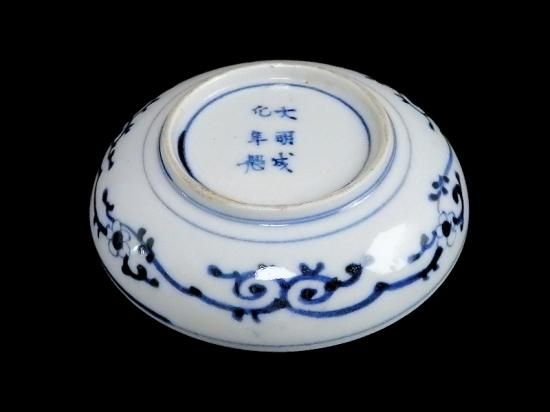 古伊万里 色絵 元禄写 菊に牡丹図 4寸皿 手塩皿 5枚セット
