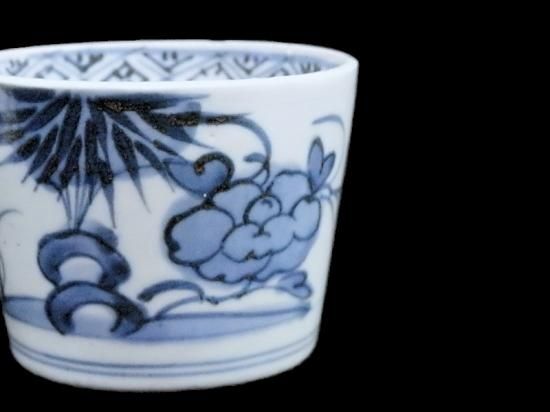 98 古伊万里 KOIMARI 花唐草文 覗猪口 | imarimaru