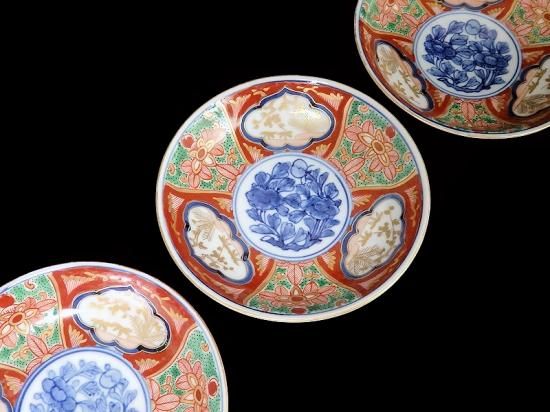 大聖寺伊万里　金襴手　窓絵　花鳥紋の図　春寒鉢　膾皿　C770 AS-fbtx 大聖寺伊万里 金襴手 窓絵 花鳥紋の図 春寒鉢 膾皿 C770 AS-fbtx