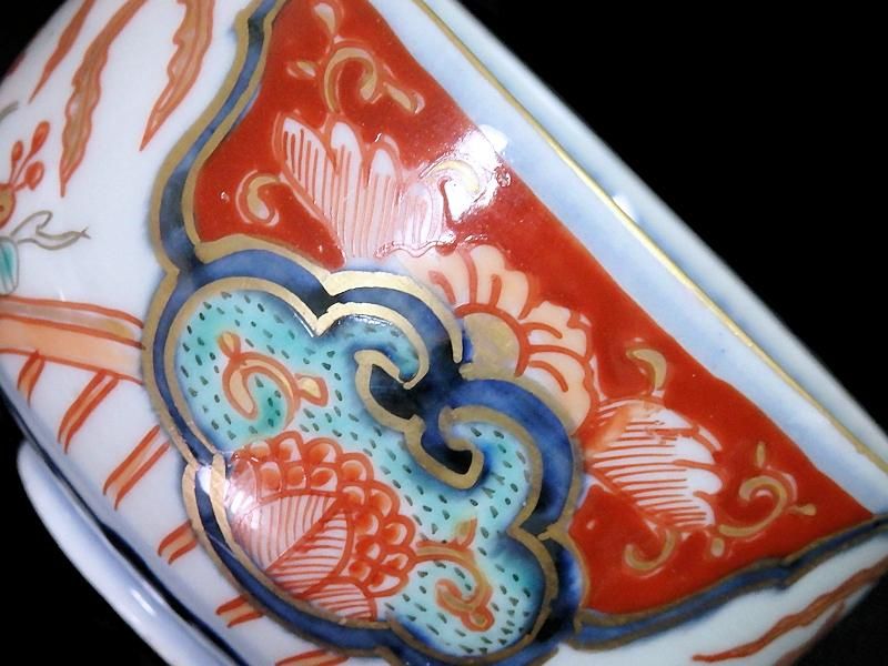 大聖寺伊万里 金襴手 桐に鳳凰図 りん茶碗 大聖寺伊万里 金襴手 桐に鳳凰図 りん茶碗