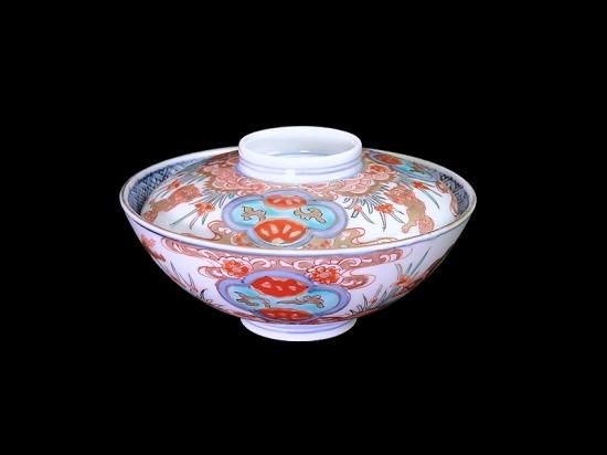 古伊万里 染付 龍 蓋茶碗 茶碗 煮物碗 - 生活骨董と古布の