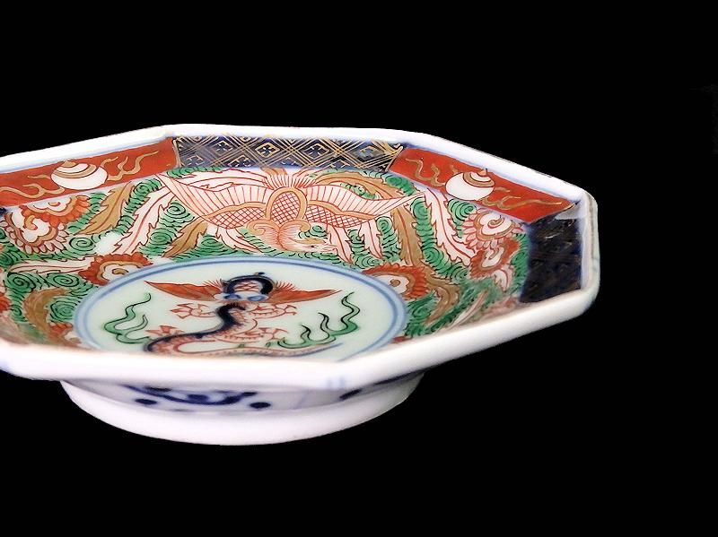 古伊万里　上手八角皿　幅約28.5㎝　東Y7-0512④タニチ 古伊万里 上手八角皿 幅約28.5㎝ 東Y7-0512④タニチ 古伊万里