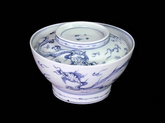NO265 古伊万里　染め付け　龍絵　茶碗　江戸時代 NO265 古伊万里染め付け龍絵茶碗江戸時代