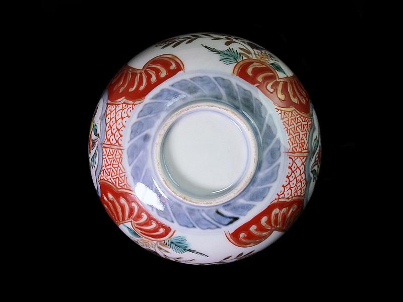 古伊万里 水禽図 茶碗 蓋茶碗 古伊万里 色絵 花蝙蝠文 | (有)新原美術