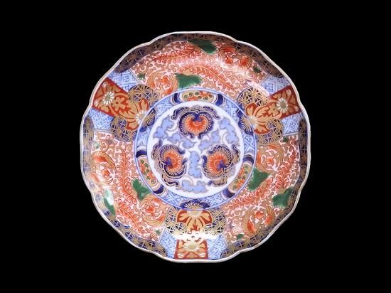 古伊万里 金襴手 松竹梅と鳳凰 菊割鉢 一客 - メルカリ