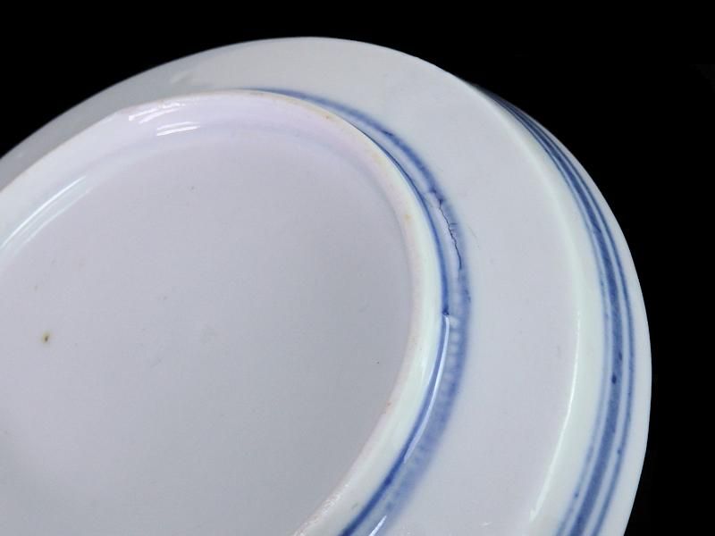 伊万里 色絵 垣根に椿図 4寸皿 5枚セット