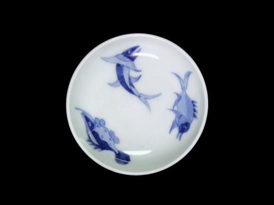 e2044 古伊万里 染付 豆皿 5枚