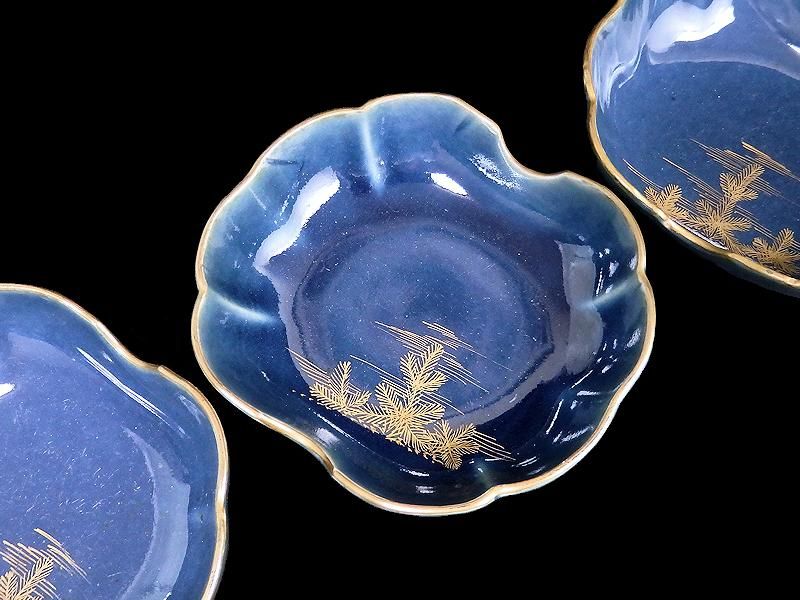 古伊万里　薄瑠璃色　若松の図　のぞき　猪口　C833 AS-CYe 古伊万里 薄瑠璃色 若松の図 のぞき 猪口 C833 AS-CYe - メルカリ