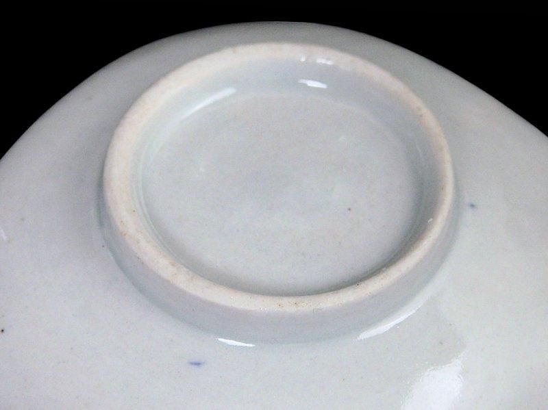 古伊万里 染付 龍に宝珠図 豆皿 2枚セット