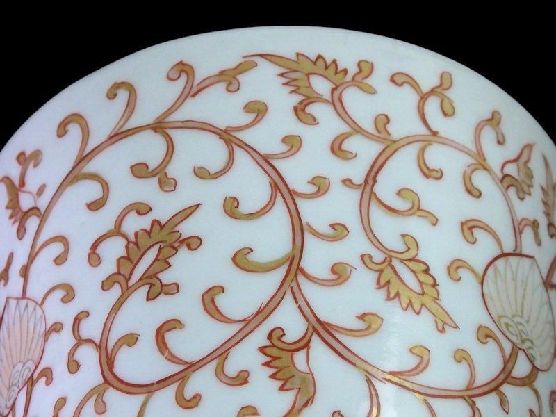 古伊万里 金襴手 金唐草図 大振蕎麦猪口