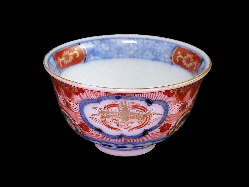 大聖寺伊万里　錦手　鳳凰　角皿　2枚 大聖寺伊万里 染錦 紅葉に唐人図 四方角皿