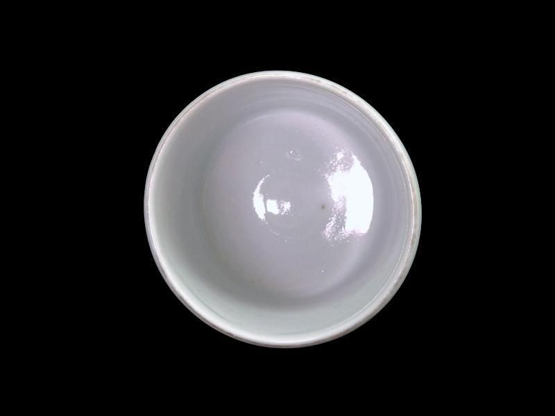 古伊万里 染錦 春駒図 のぞき 猪口