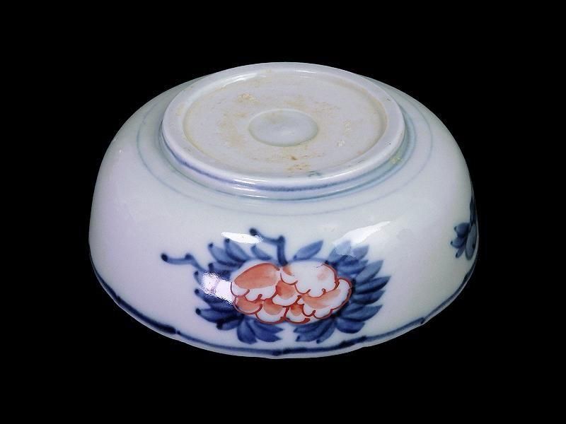 古伊万里　色絵　獅子に波千鳥の図　膾皿　春寒鉢　４客　 CZd 古伊万里 色絵 獅子に波千鳥の図 膾皿 春寒鉢 4客 CZd - メルカリ
