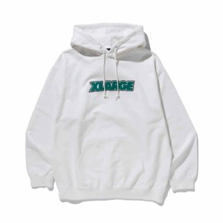 XLARGE<MENS> TWO TONE STANDARD LOGO PULLOVER HOODED SWEAT
