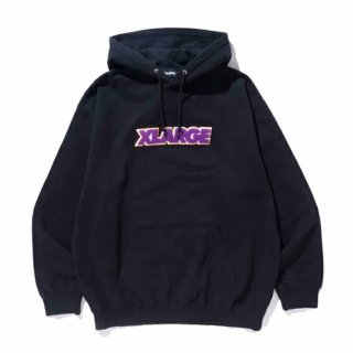 XLARGE<MENS> TWO TONE STANDARD LOGO PULLOVER HOODED SWEAT
