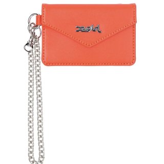 X-girl<LADIES> FAUX LEATHER CARD CASE