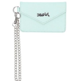 X-girl<LADIES> FAUX LEATHER CARD CASE