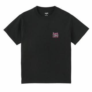 X-girl<LADIES> BOX LOGO AND FACE S/S TEE 