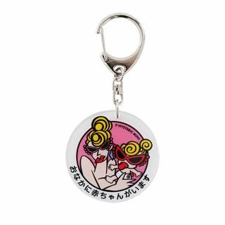 ヒステリックミニ キーホルダー ＆ USB ♪ HYSTERIC MINI - ヒスミニ☆正規品☆新品☆ネームホルダー ☆紫