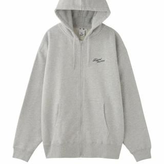 X-girl<LADIES> FACE BOX PATCH ZIP UP SWEAT HOODIE