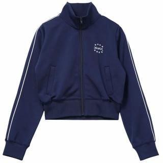 X-girl<LADIES> STAR AND FACE COMPACT TRACK JACKET