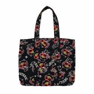 HYSTERIC MINI DEVILKIN 総柄 綿オックス ペアレンツバッグ - SE