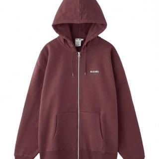 X-girl<LADIES> CIRCLE LG FACE ZIP HD