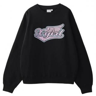 X-girl<LADIES> WING LOGO PATCH SWEAT 