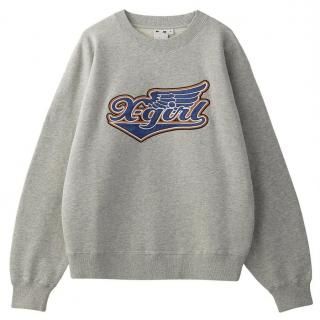 X-girl<LADIES> WING LOGO PATCH SWEAT 