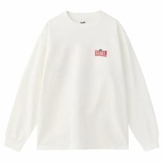 X-girl<LADIES> NARROW LOGO L/S TEE