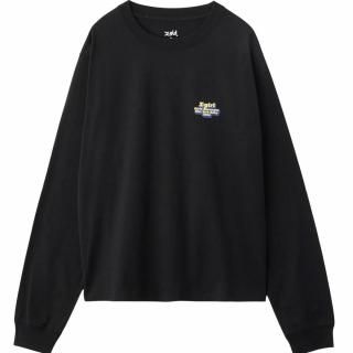 X-girl<LADIES> MESSAGE AND FACE CIRCLE LOGO L/S TEE