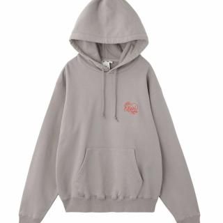 X-girl<LADIES> HEART SPRAY LOGO SWET HOODIE