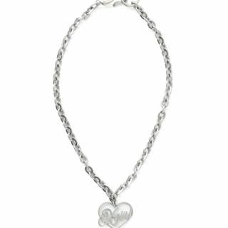 X-girl<LADIES> HERT SCRIPT LOGO CHAIN NECKLACE