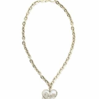 X-girl<LADIES> HERT SCRIPT LOGO CHAIN NECKLACE