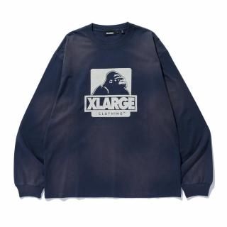 XLARGE<MENS> DISCHARGE PRINTED OG L/STEE