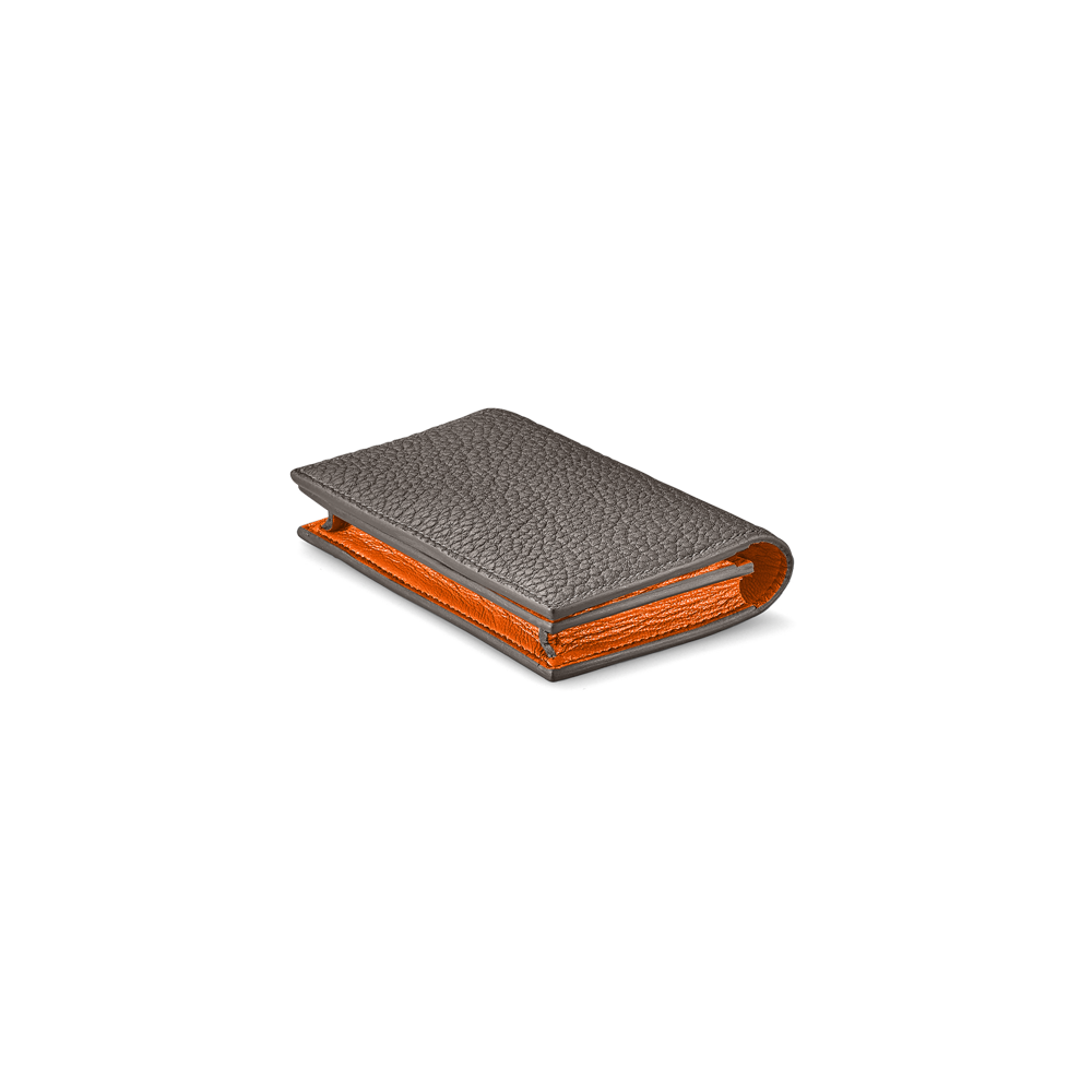Business Card Pouch MagnetGerman Shrunken Calf×LambTitanium