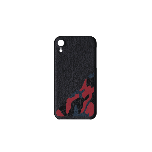 iPhone XR Case/SM<br>French Crisp CalfMississippi Alligator<br>Black