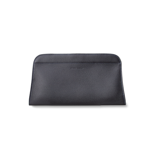 Drop Clutch<br>German Shrunken Calf<br>Midnight Blue