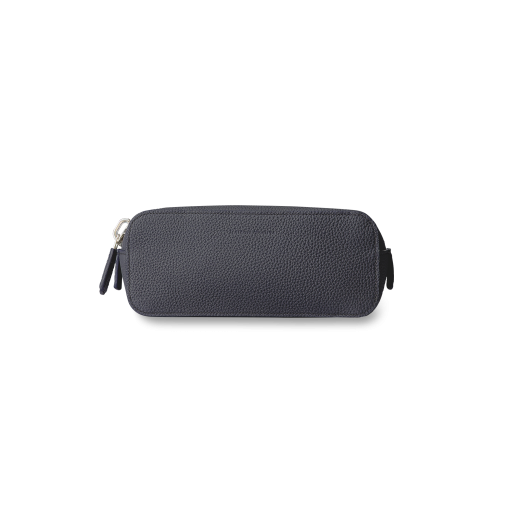 Travel T Pouch(S)<br>German Shrunken CalfLamb<br>Midnight BlueMidnight Blue