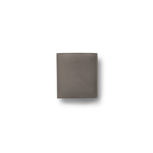 Compact Wallet<br>German Shrunken Calf×Lamb<br>Titanium×Orange