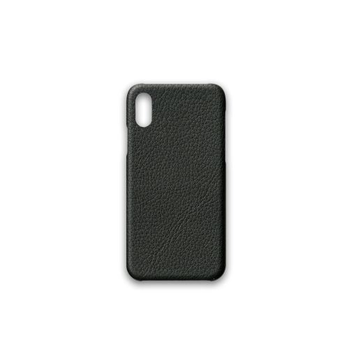 iPhone X & XS Case<br>French Crisp Calf<br>Black