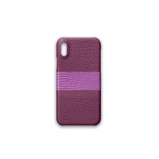 iPhone X & XS Case/RC3<br>French Crisp CalfLizard<br>VioletViolet