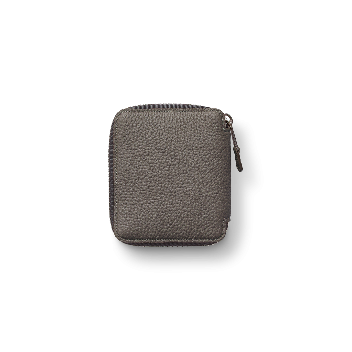 Clip WalletGerman Shrunken Calf×LambTitanium×Orange - MAISON 