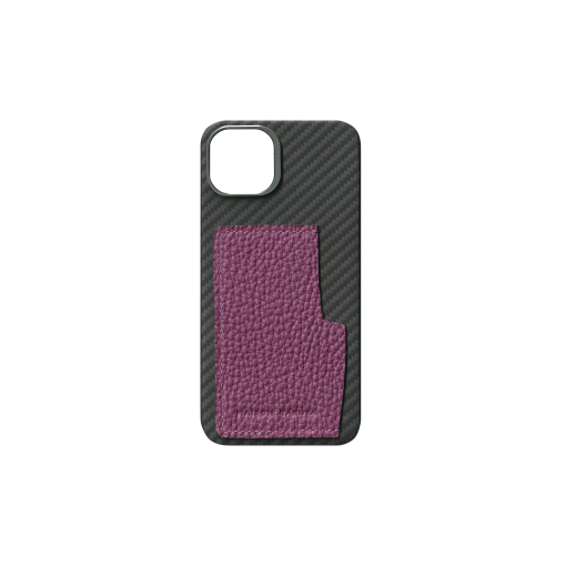 iPhone 13 Case w/ Pocket<br>French Crisp Calf<br>Violet