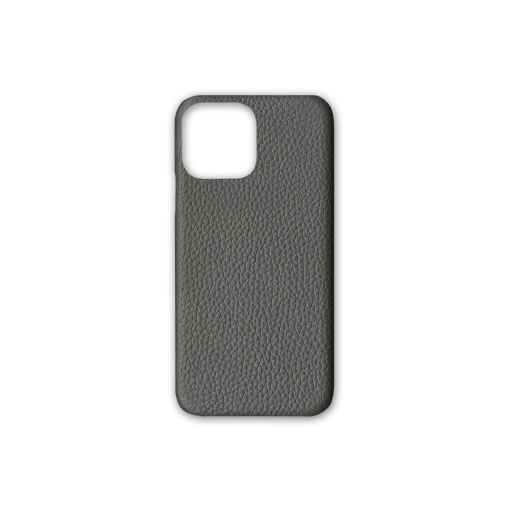 iPhone 13 Pro Max Case<br>German Shrunken Calf<br>Titanium