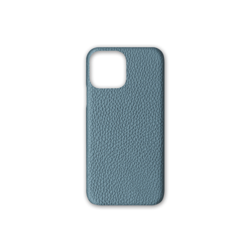 iPhone 13 Pro Max Case<br>German Shrunken Calf<br>Azure Blue