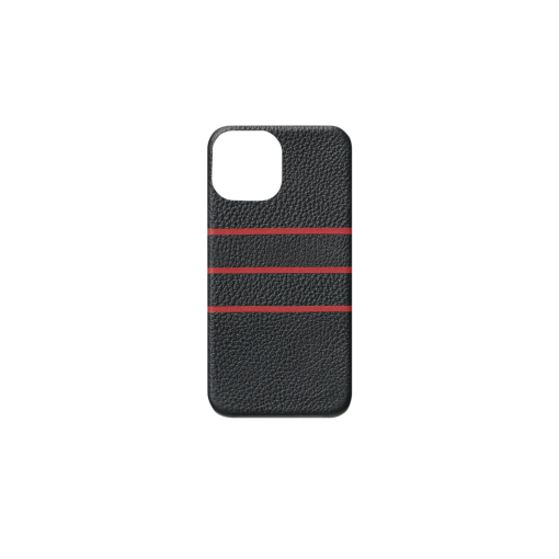 iPhone 13 mini Case/BD<br>German Shrunken CalfSoft Calf<br>Midnight BlueRed