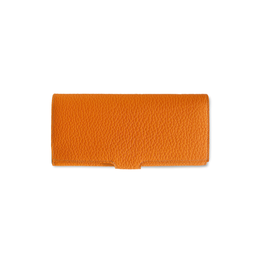 TT2-Snap Wallet<br>French Crisp Calf×Lamb<br>Orange×New Grey