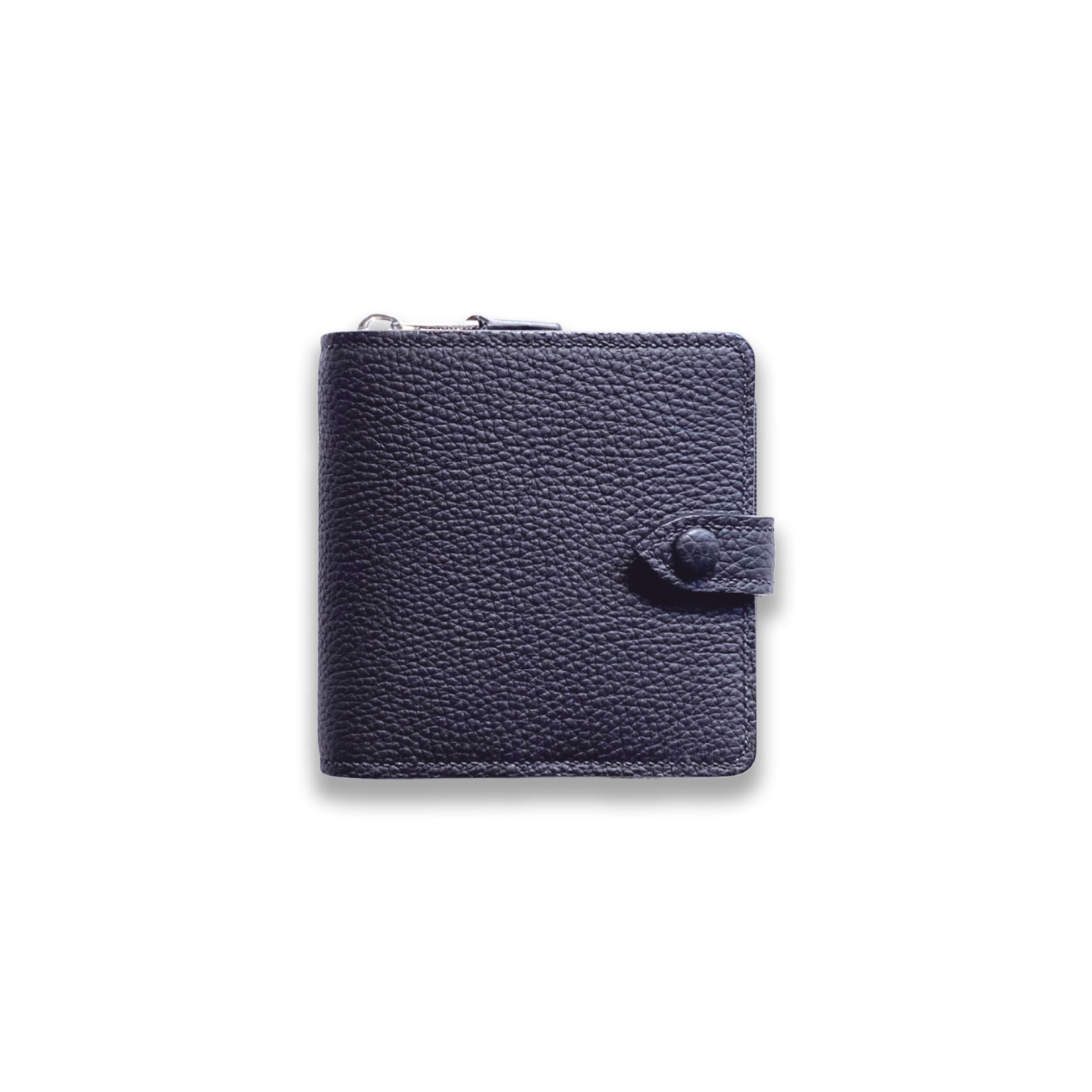 Compact Zip WalletGerman Shrunken Calf×LambMidnight Blue×Midnight