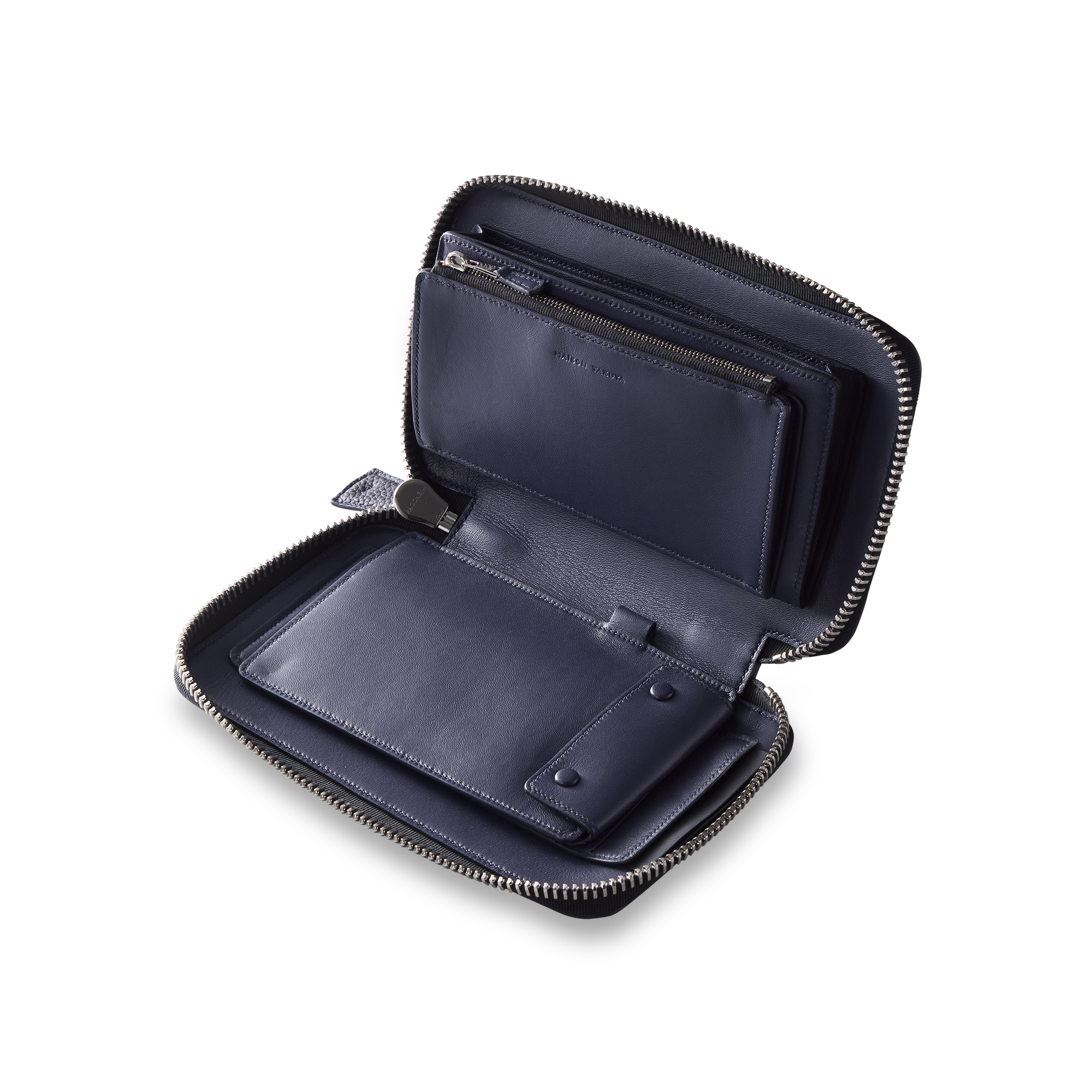 CC Organizer(M)German Shrunken Calf×LambMidnight Blue